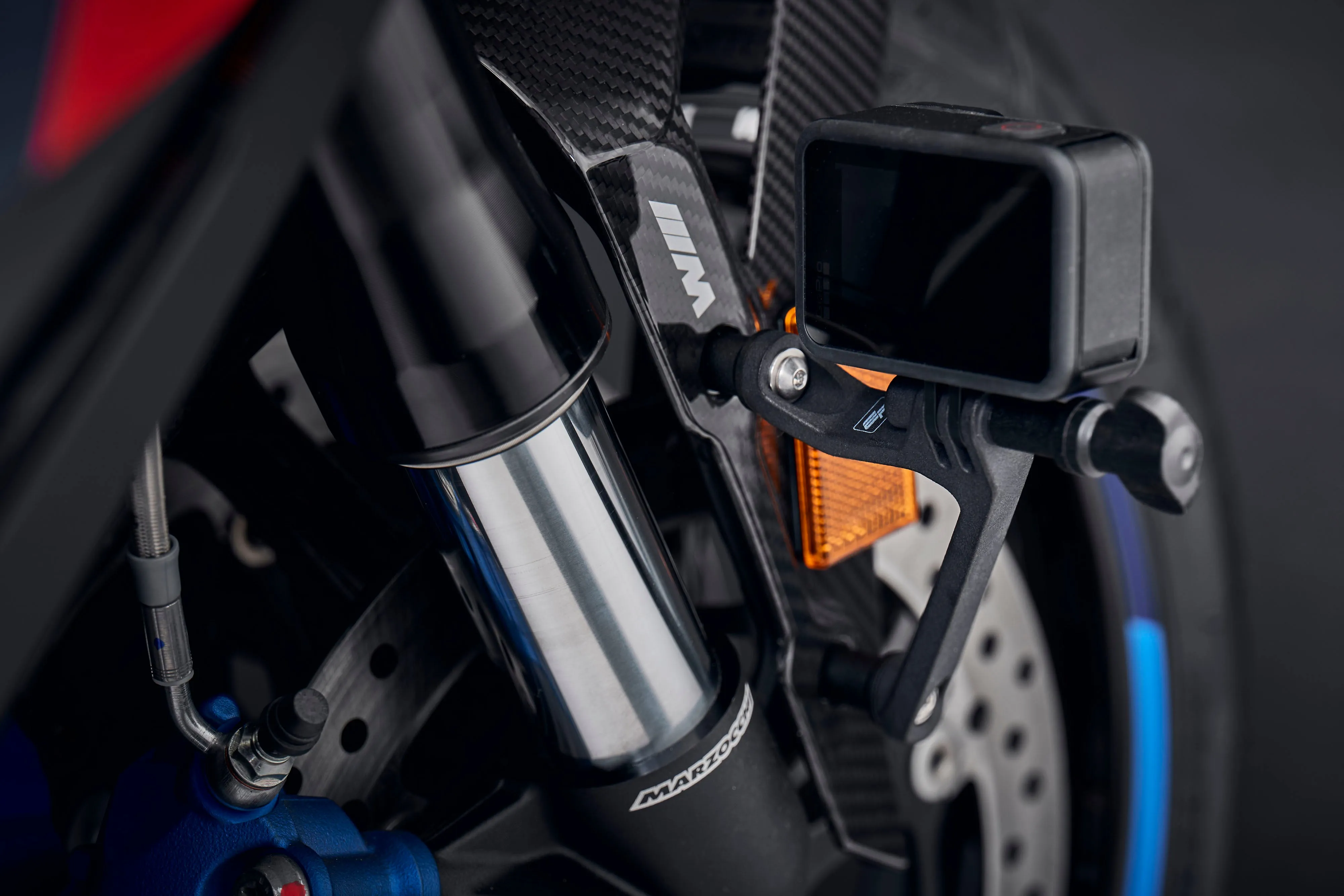 Evotech Action / Safety Camera Front Mudguard Mount - BMW S 1000 RR (2019-2022)