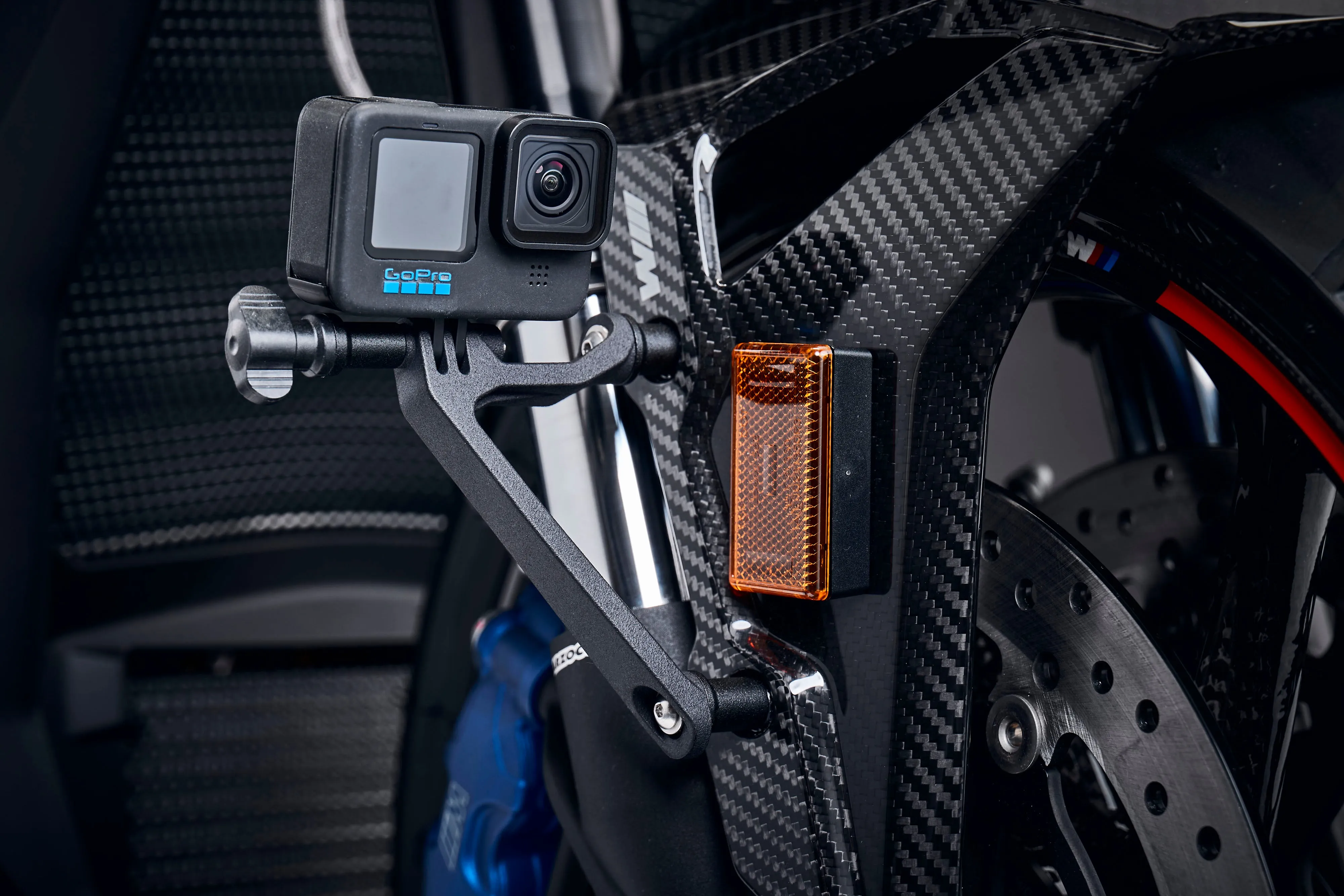Evotech Action / Safety Camera Front Mudguard Mount - BMW S 1000 RR (2019-2022)