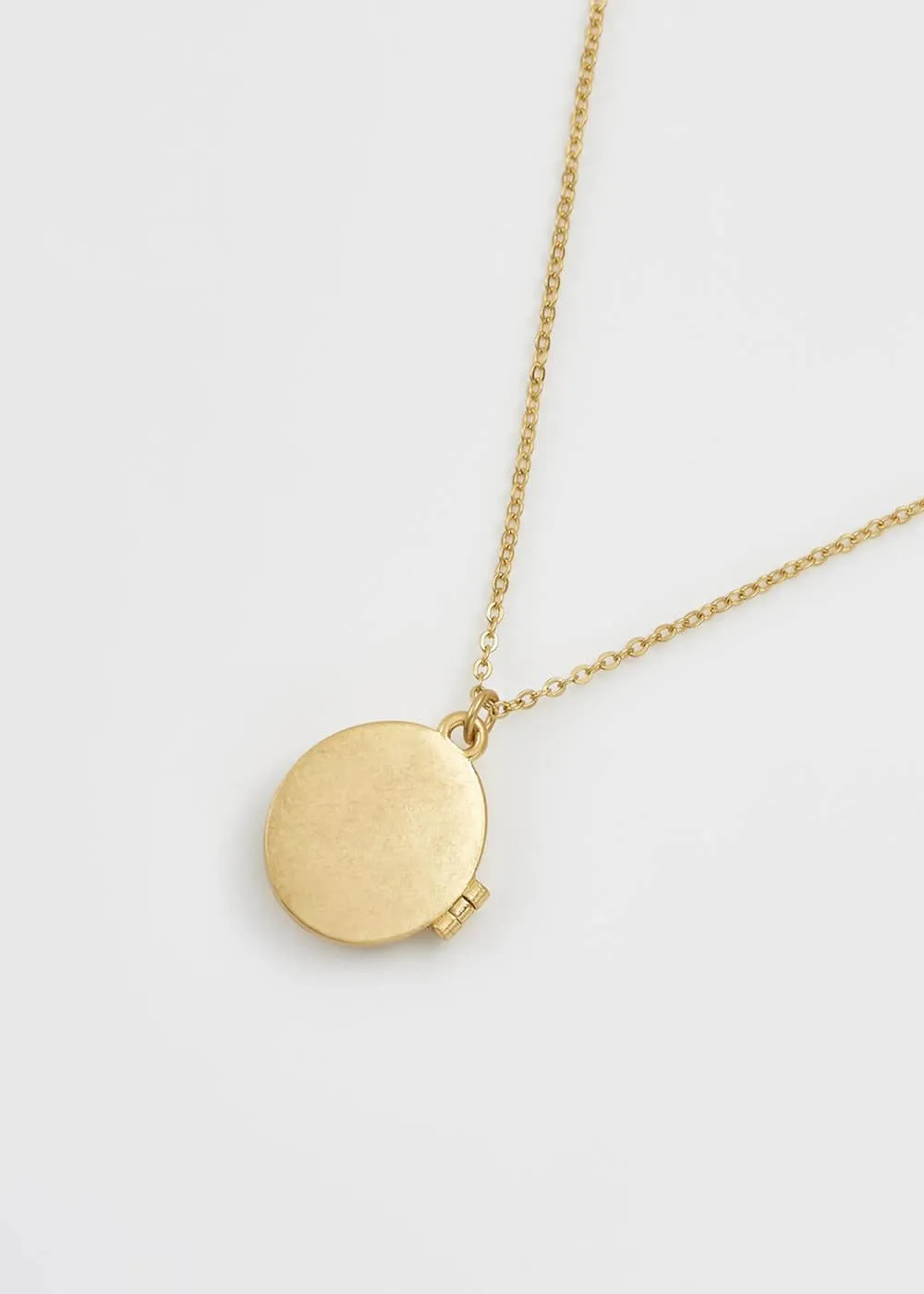 Fable England Blue Tit Locket Necklace