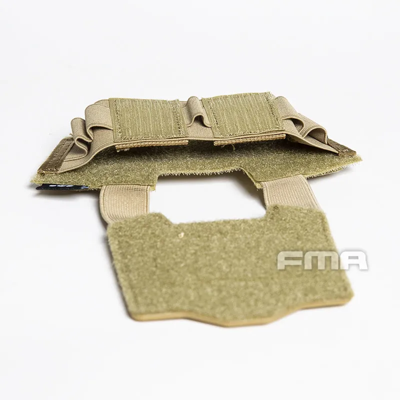 FMA Helmet Pouch for NVG Battery Box / Counterweight, Velcro - Tan