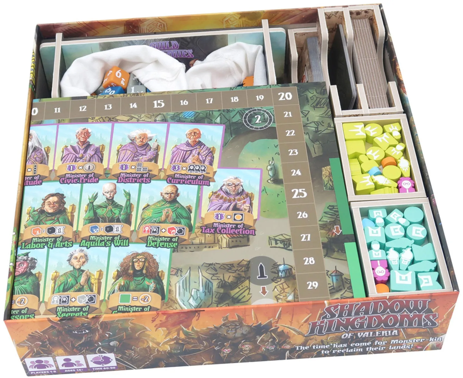 Folded Space Game Inserts - Guild Academies of Valeria