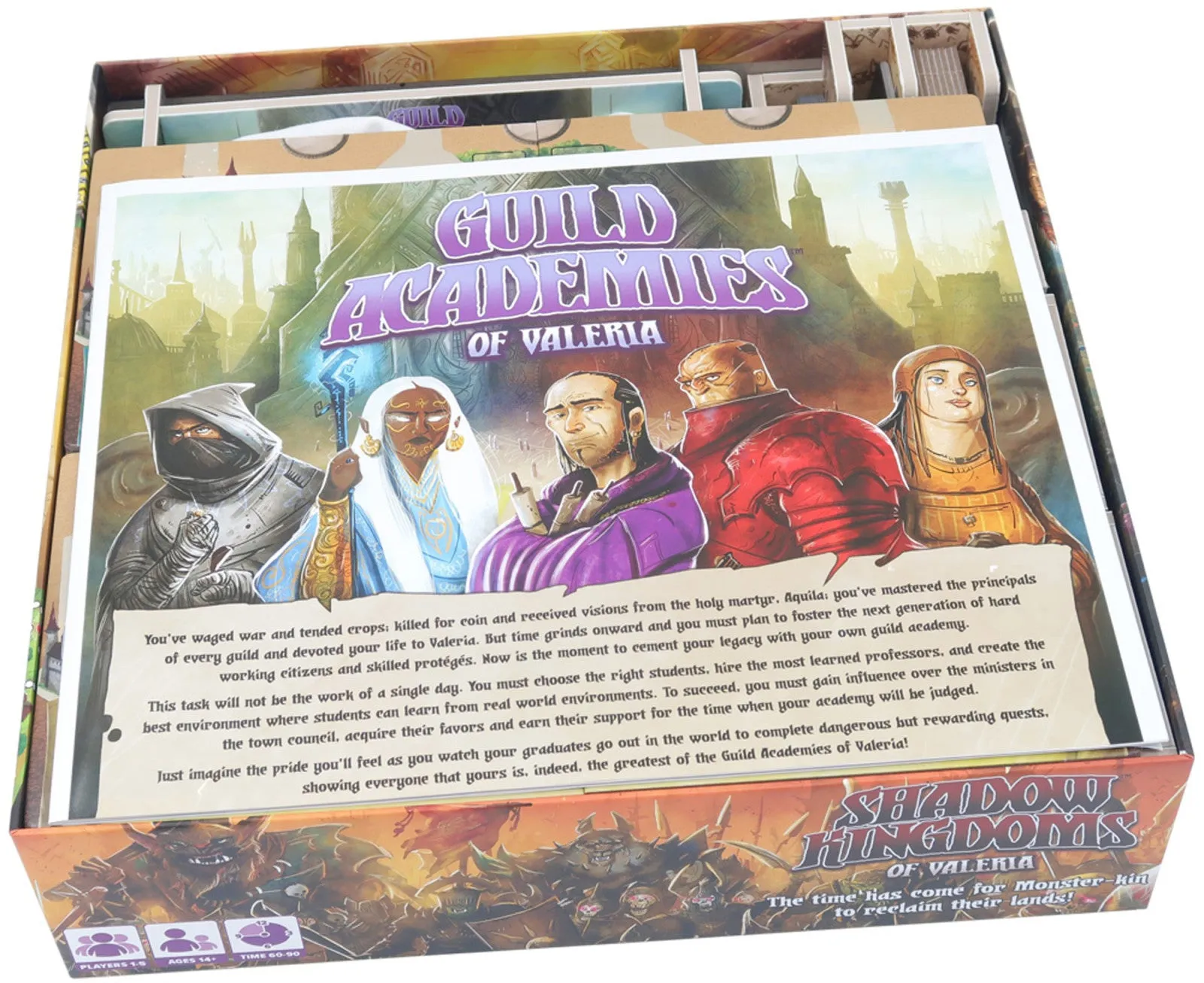 Folded Space Game Inserts - Guild Academies of Valeria