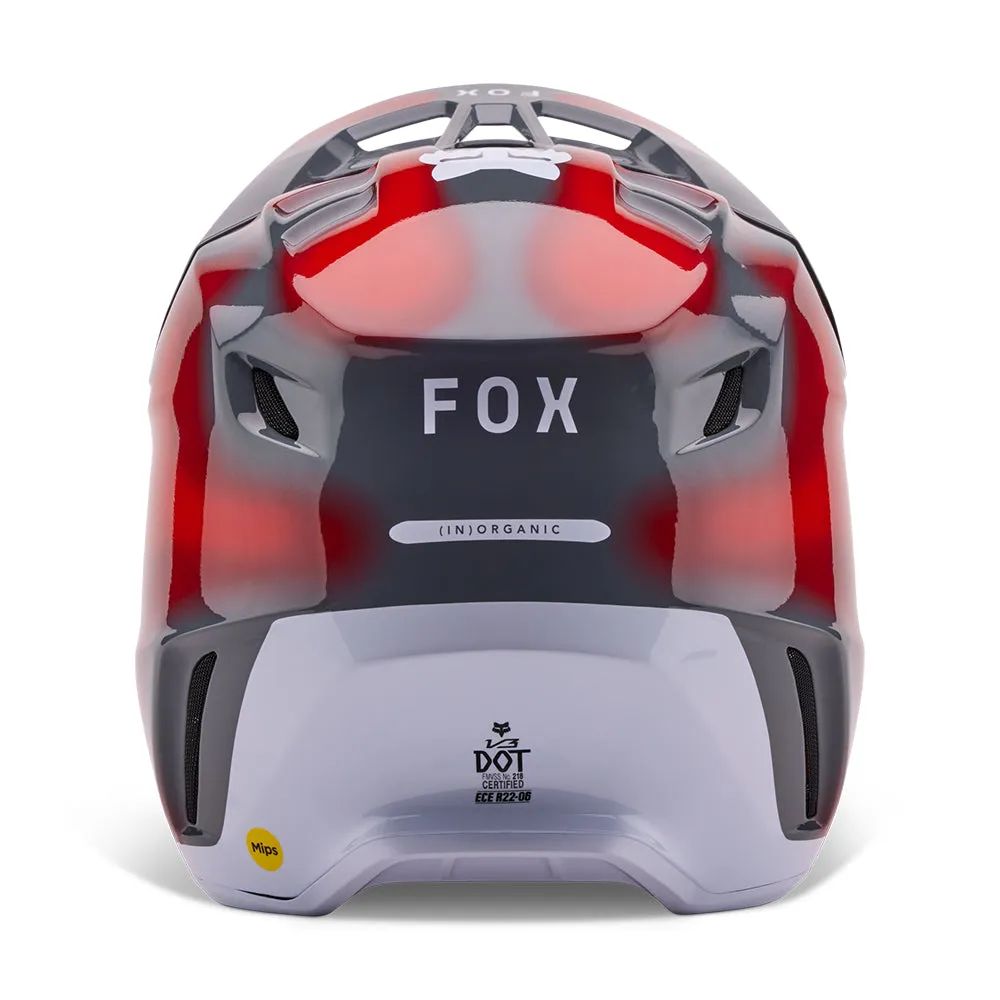 FOX V3 VOLATILE HELMET MIPS CE [GREY/RED]