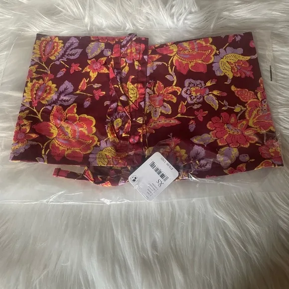 Free People Summer Of Love Bandeau Bralette in Wine