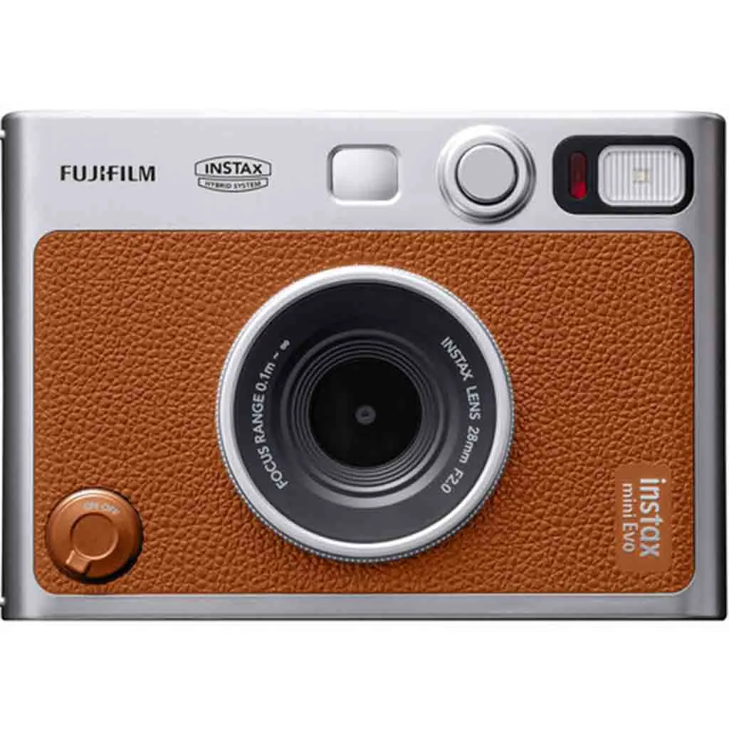 Fujifilm INSTAX MINI EVO Film Camera Brown