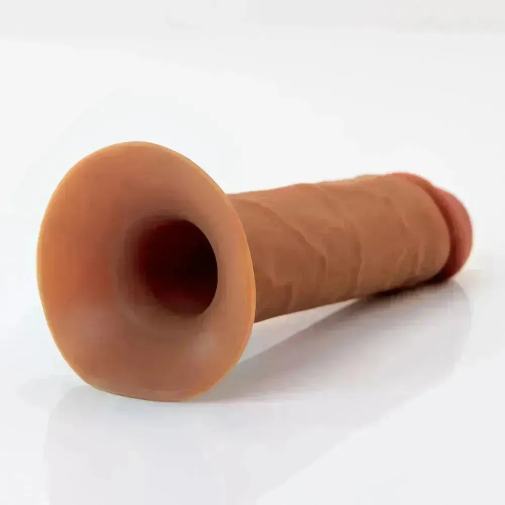 FX Elite 6'' Silicone Hollow Strap-On - Tan - Tan 15.2 cm Hollow Strap-On