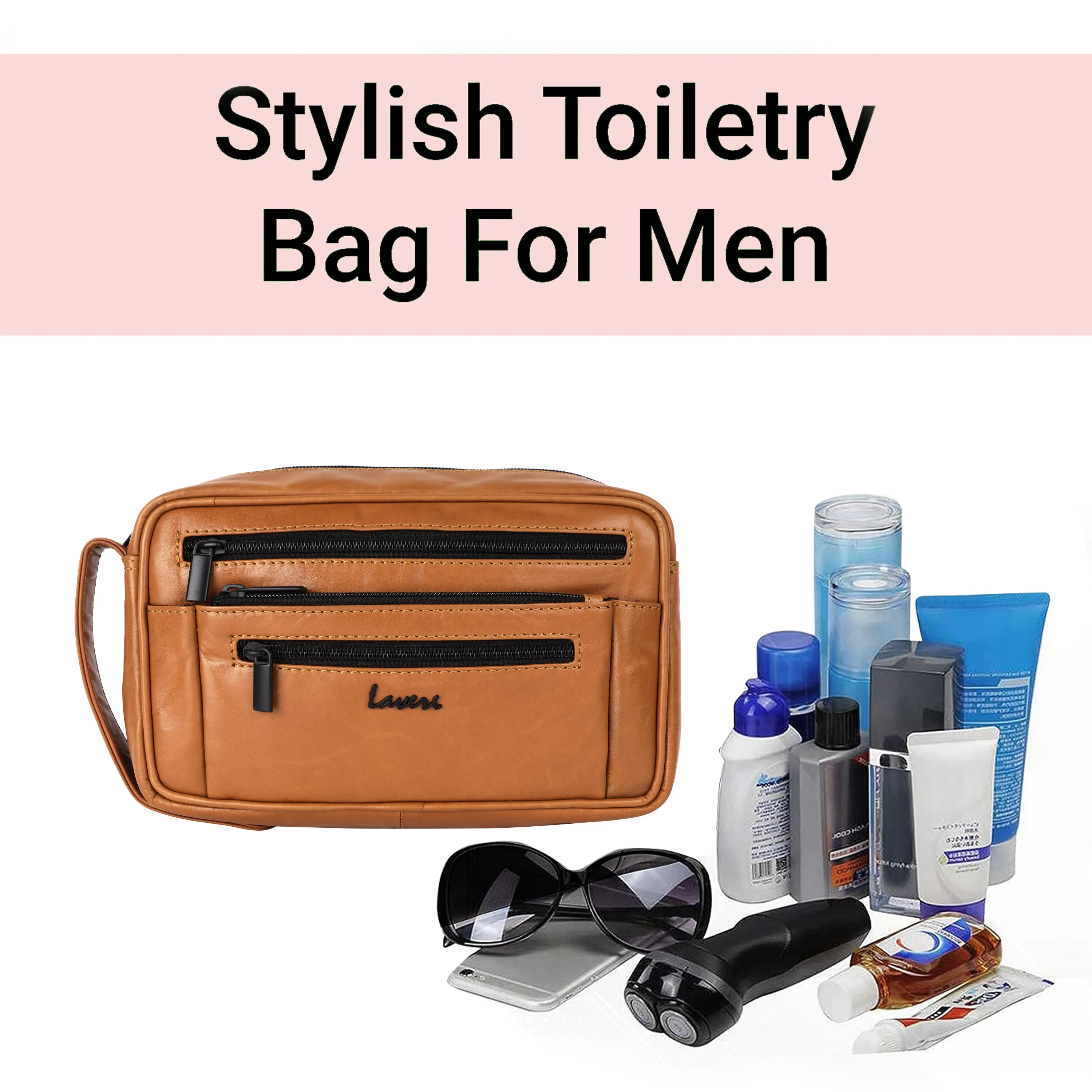 Gadii Leather Travelling Pouch #155BH