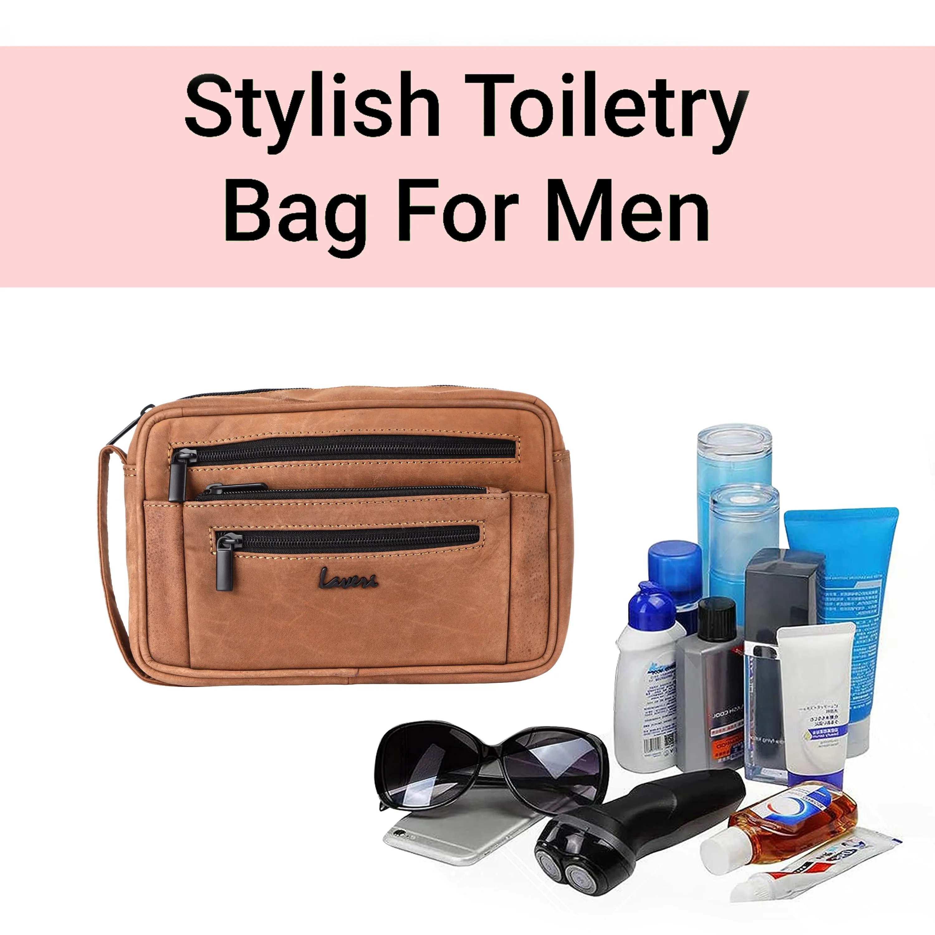 Gadii Leather Travelling Pouch #155BH