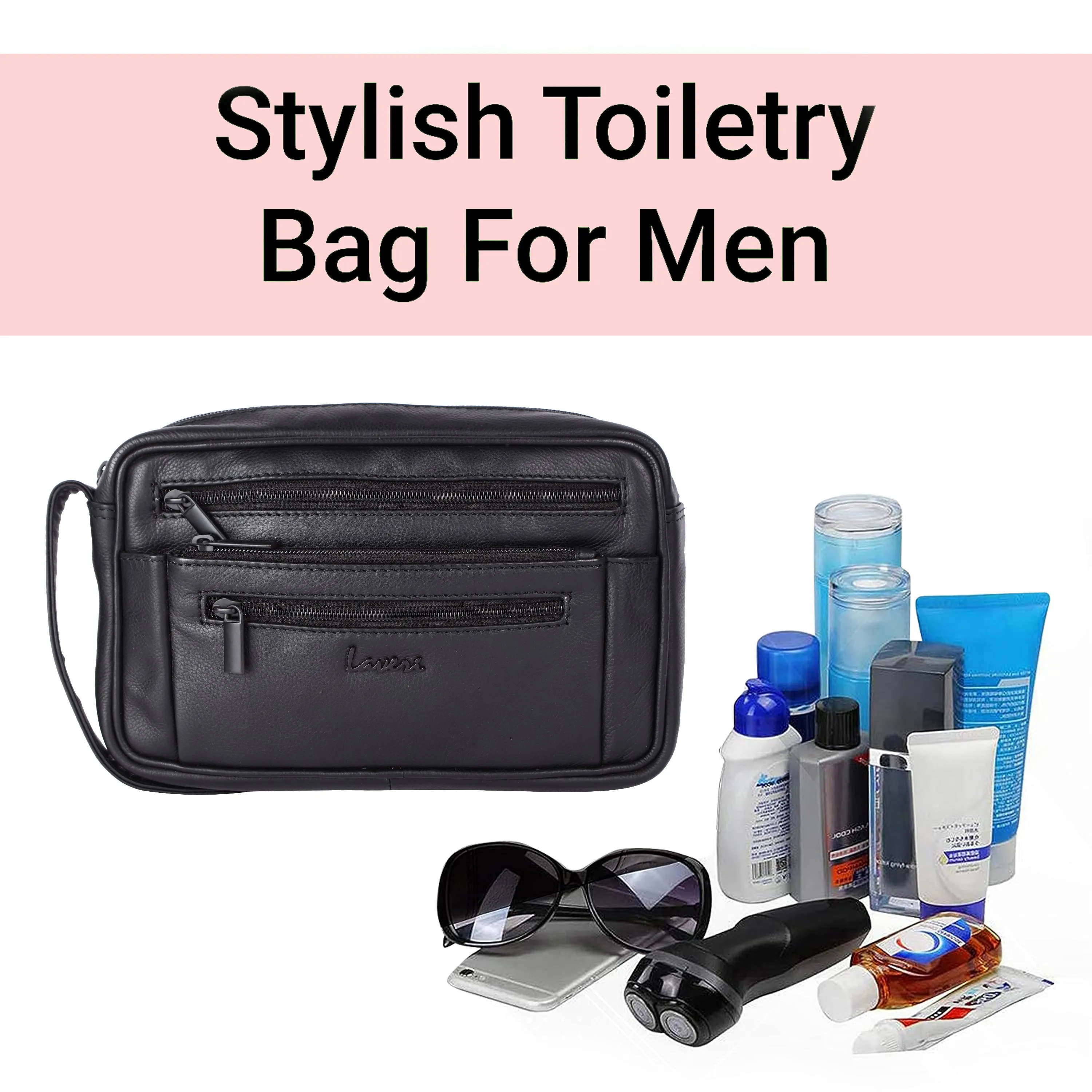 Gadii Leather Travelling Pouch #155BH