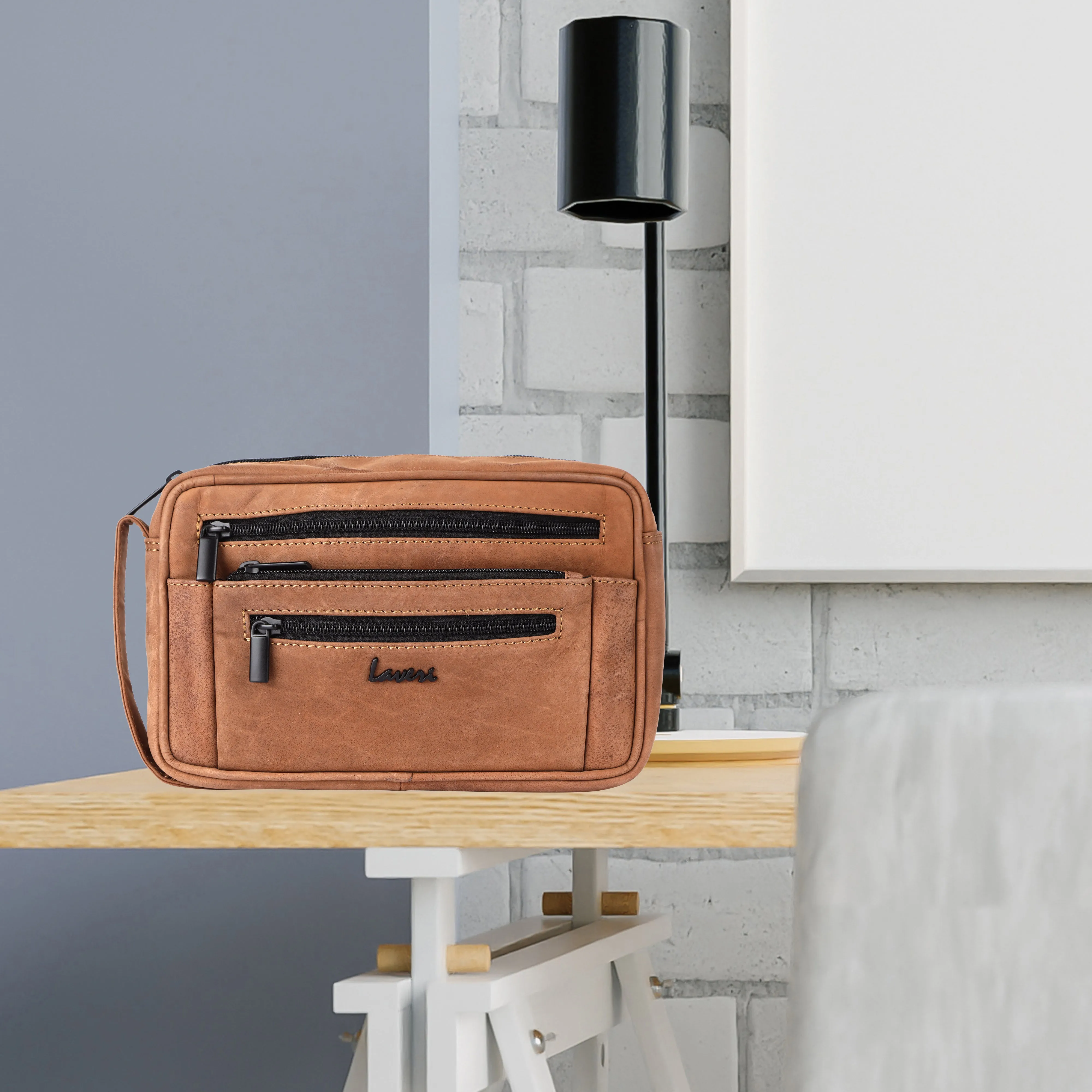 Gadii Leather Travelling Pouch #155BH