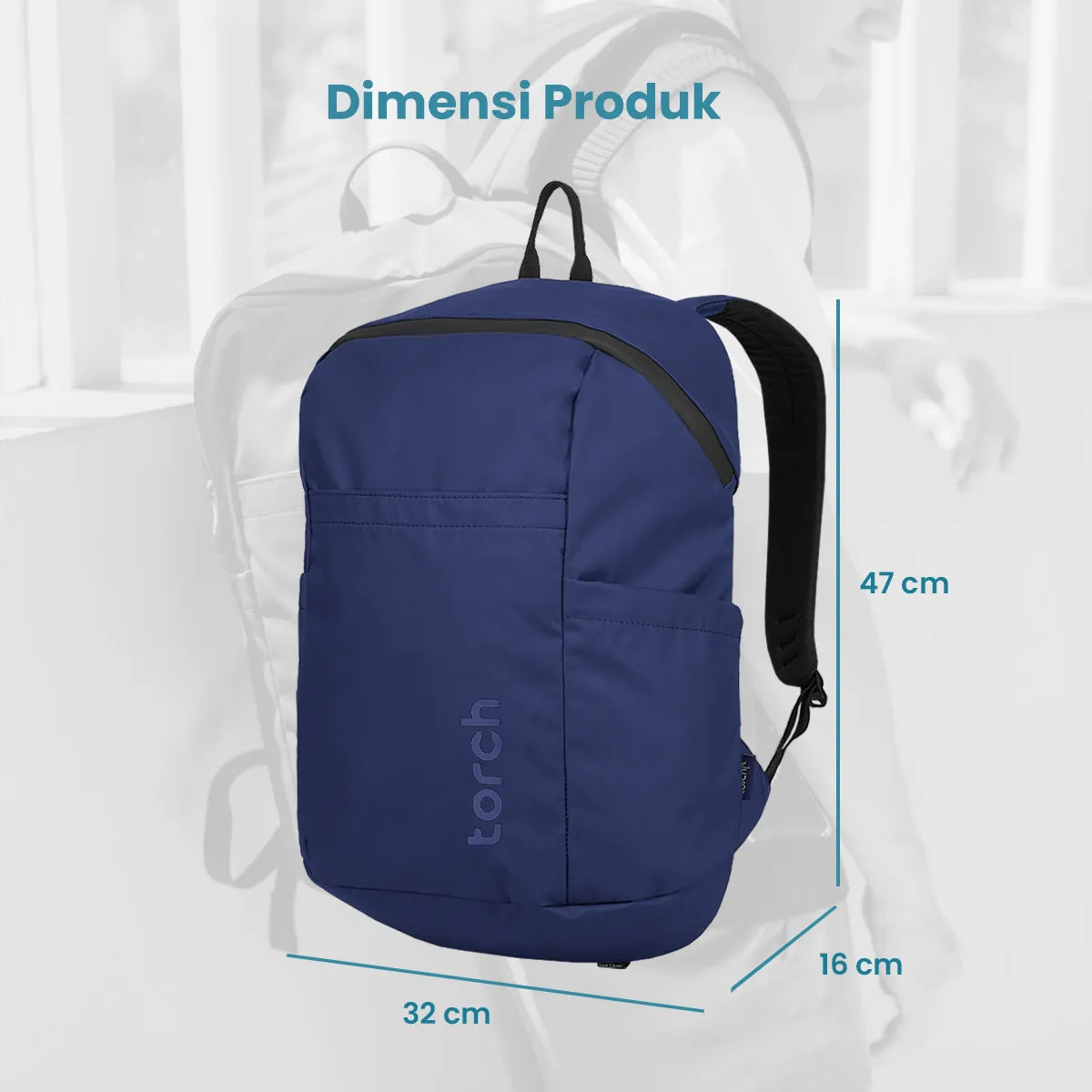 Ganghwa Tas Ransel Sekolah Torch 19L