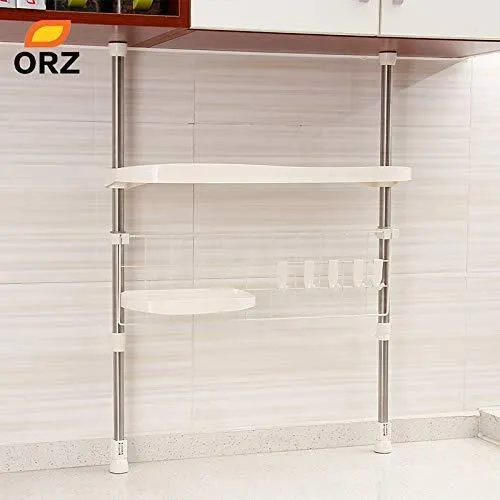 Gano Zen Kitchen Adjustable Shelf Creative Seasoning Condiment Pot Holder Cooking Utensil Hanger Kitchen Organizer Storage Rack