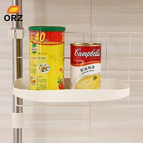 Gano Zen Kitchen Adjustable Shelf Creative Seasoning Condiment Pot Holder Cooking Utensil Hanger Kitchen Organizer Storage Rack
