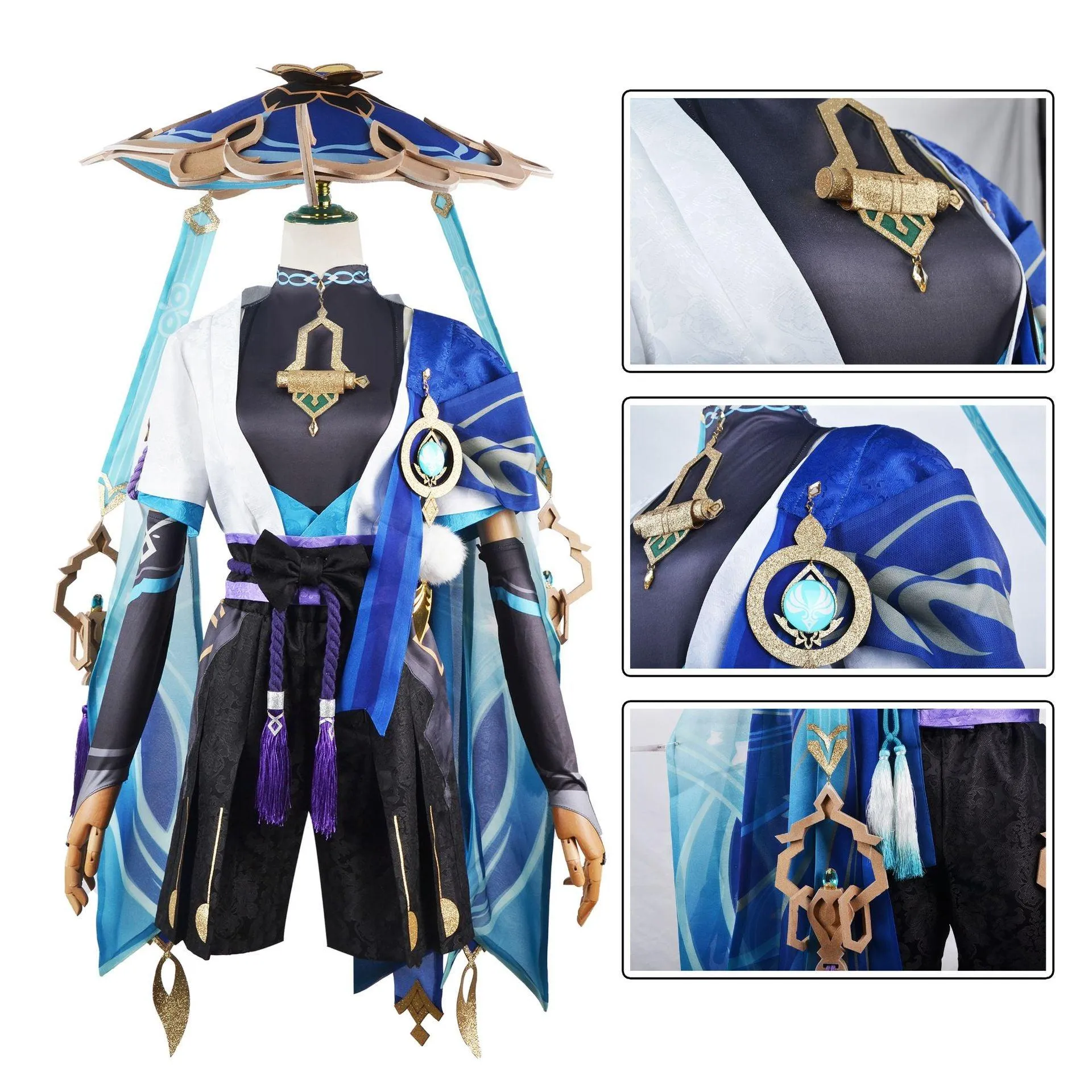 Genshin Impact Wanderer Cosplay Costume