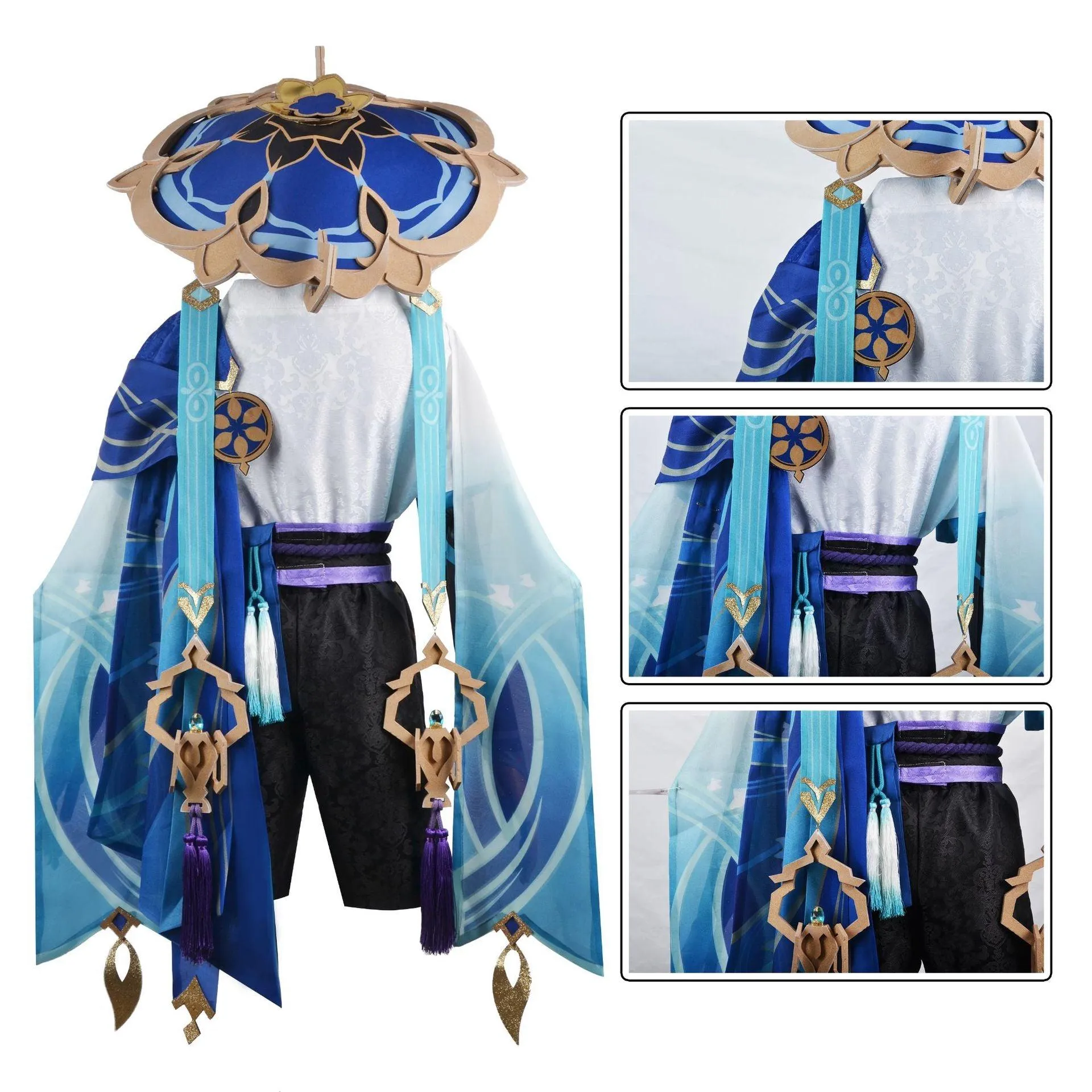 Genshin Impact Wanderer Cosplay Costume