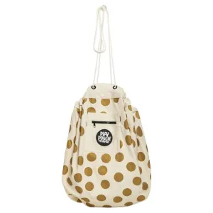Glitter Gold Dots Printed Play Pouch