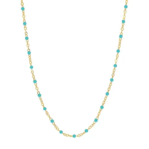 Gold and Turquoise Bracelet