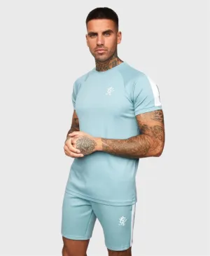 Gym King Core Poly T-Shirt Blue Haze