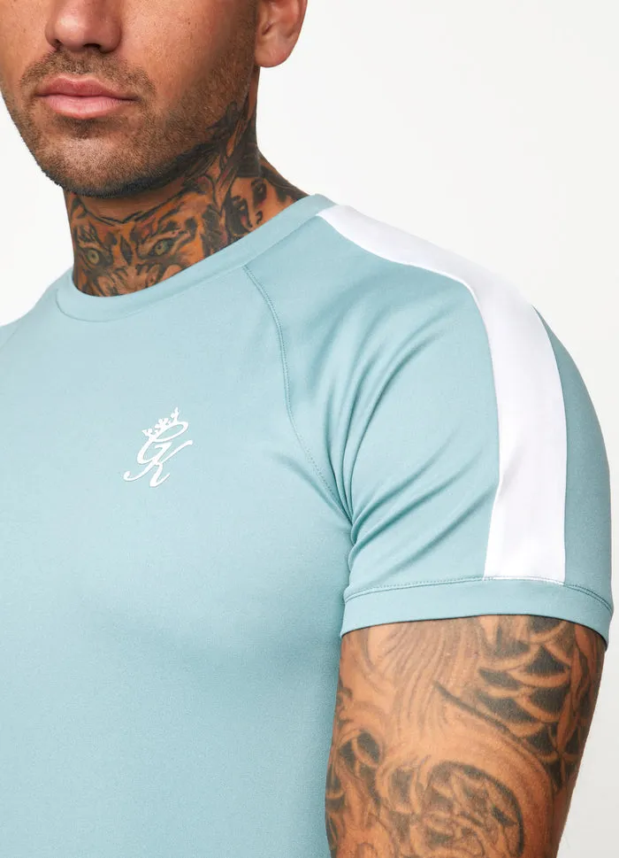 Gym King Core Poly T-Shirt Blue Haze