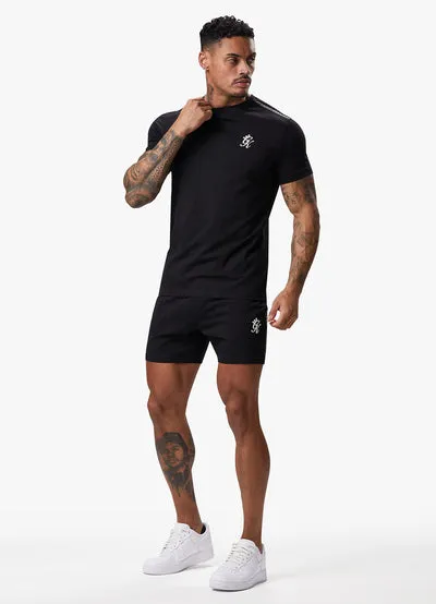 Gym King Taped Jersey Shorts Black