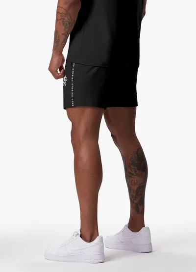 Gym King Taped Jersey Shorts Black
