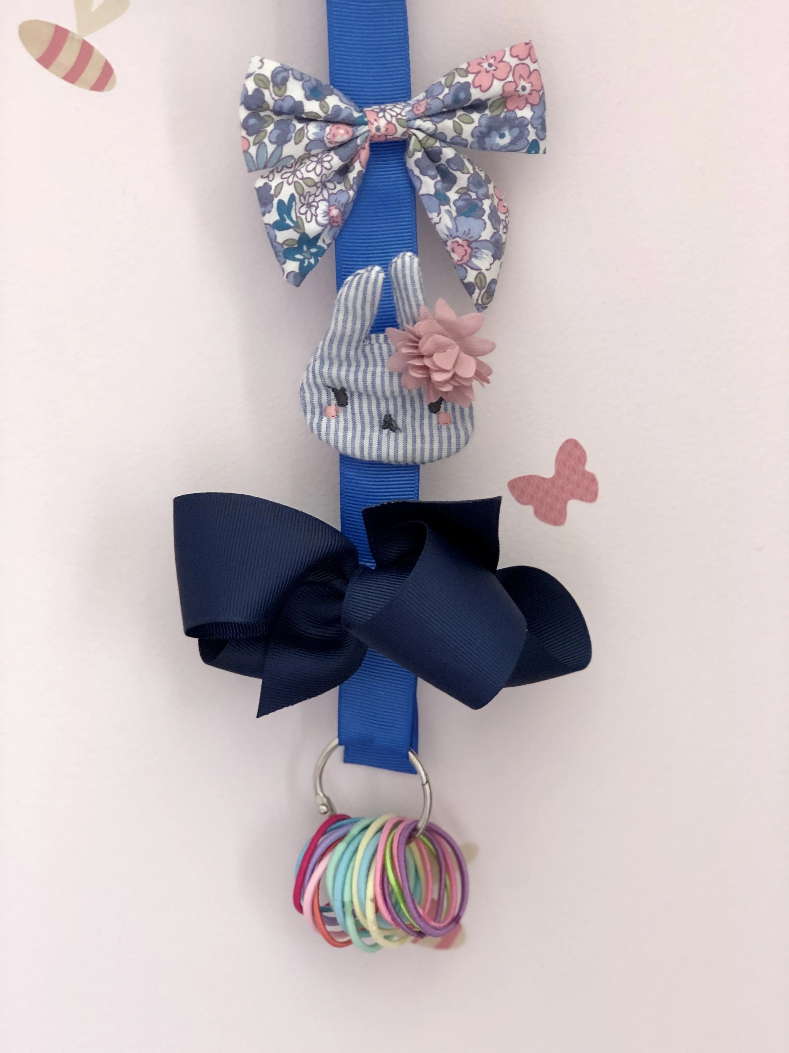 Hair Lacky, Bobble, and Bow Split Ring Holder