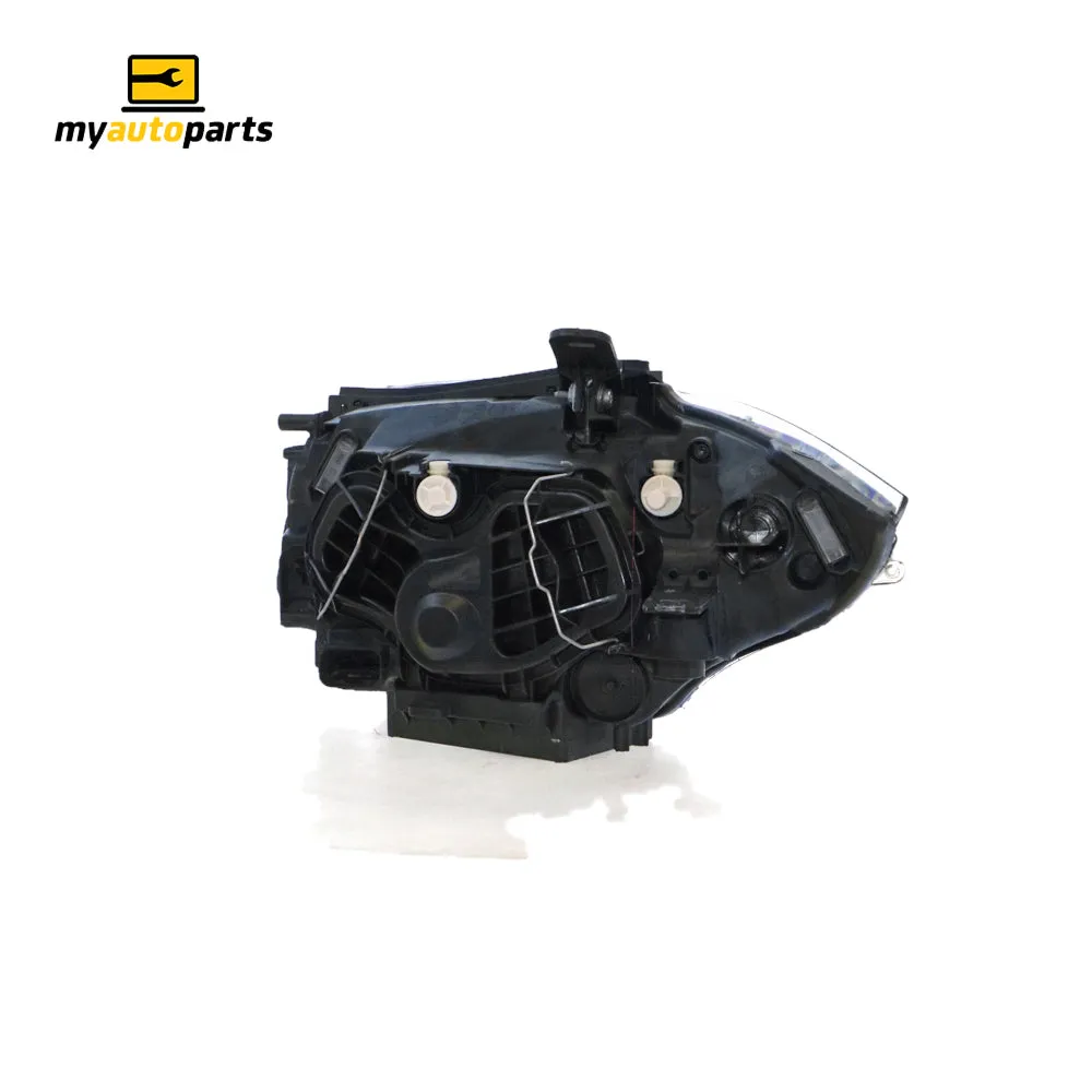 Halogen Black Head Lamp Drivers Side OES  suits BMW 1 Series 2007 to 2009