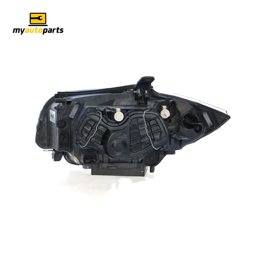 Halogen Black Head Lamp Drivers Side OES  suits BMW 1 Series 2007 to 2009