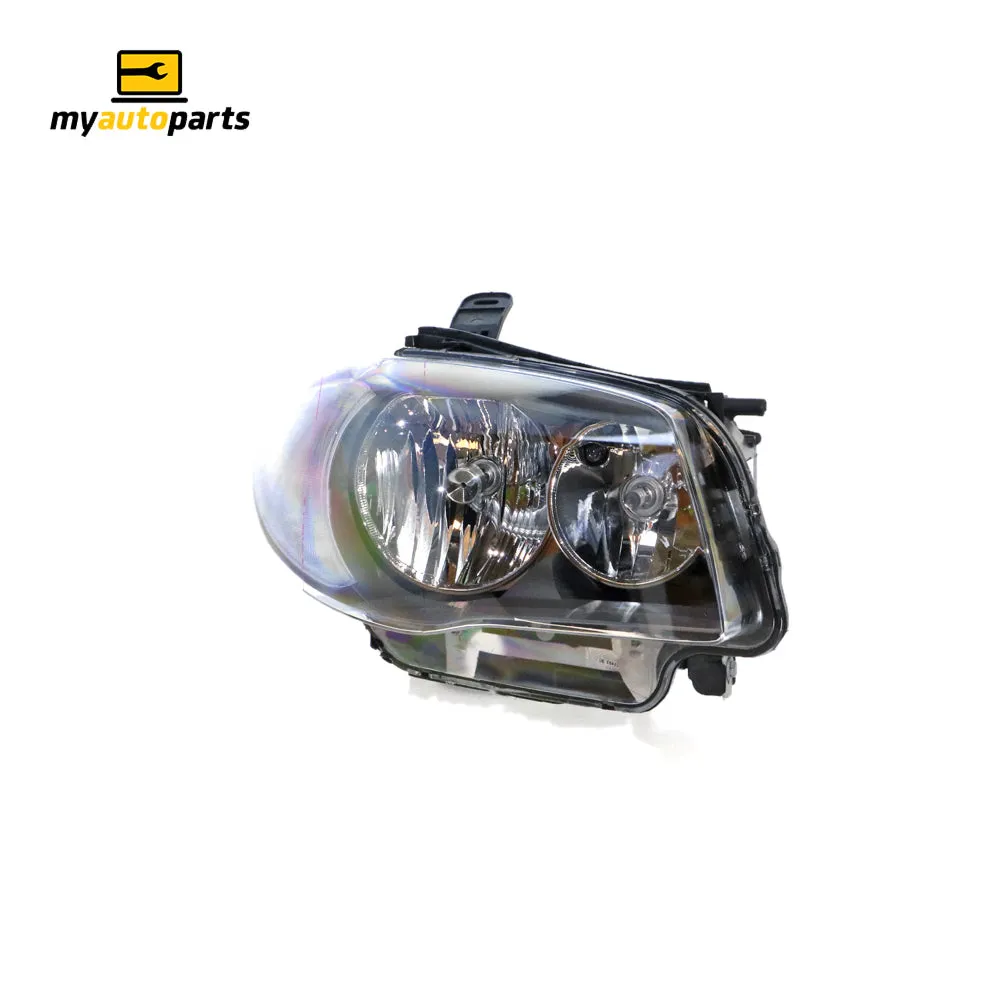 Halogen Black Head Lamp Drivers Side OES  suits BMW 1 Series 2007 to 2009