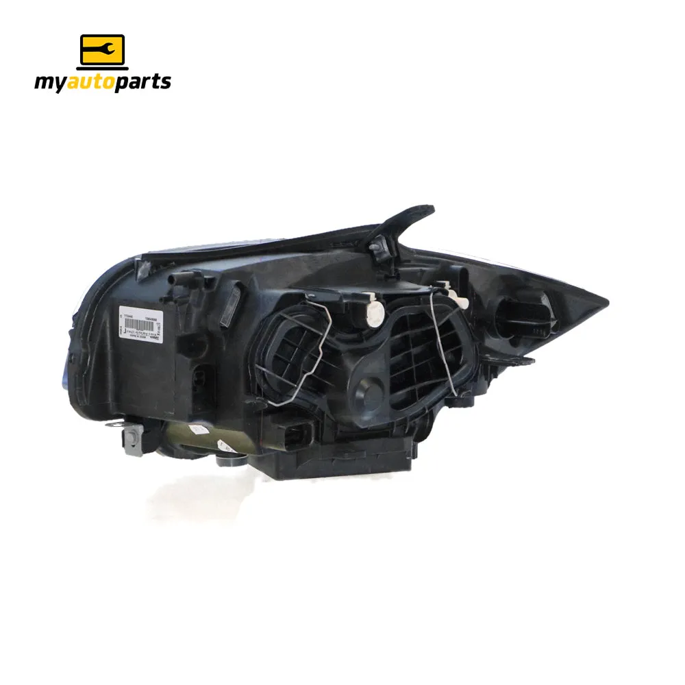 Halogen Black Head Lamp Drivers Side OES  suits BMW 1 Series 2007 to 2009