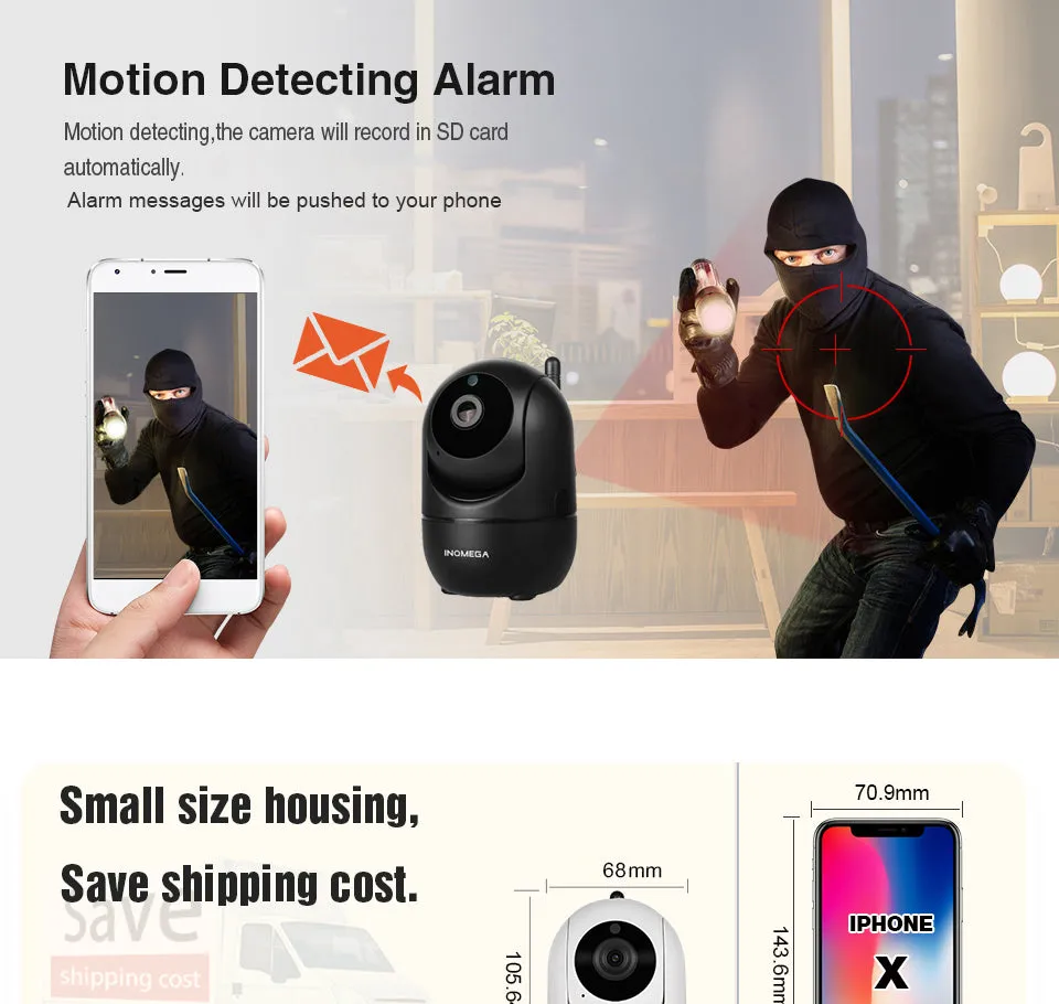 HD Wireless Cloud Intelligent IP Camera