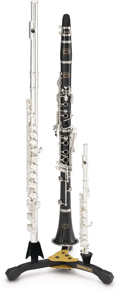 Hercules Flute, Clarinet And Piccolo Stand DS543BB