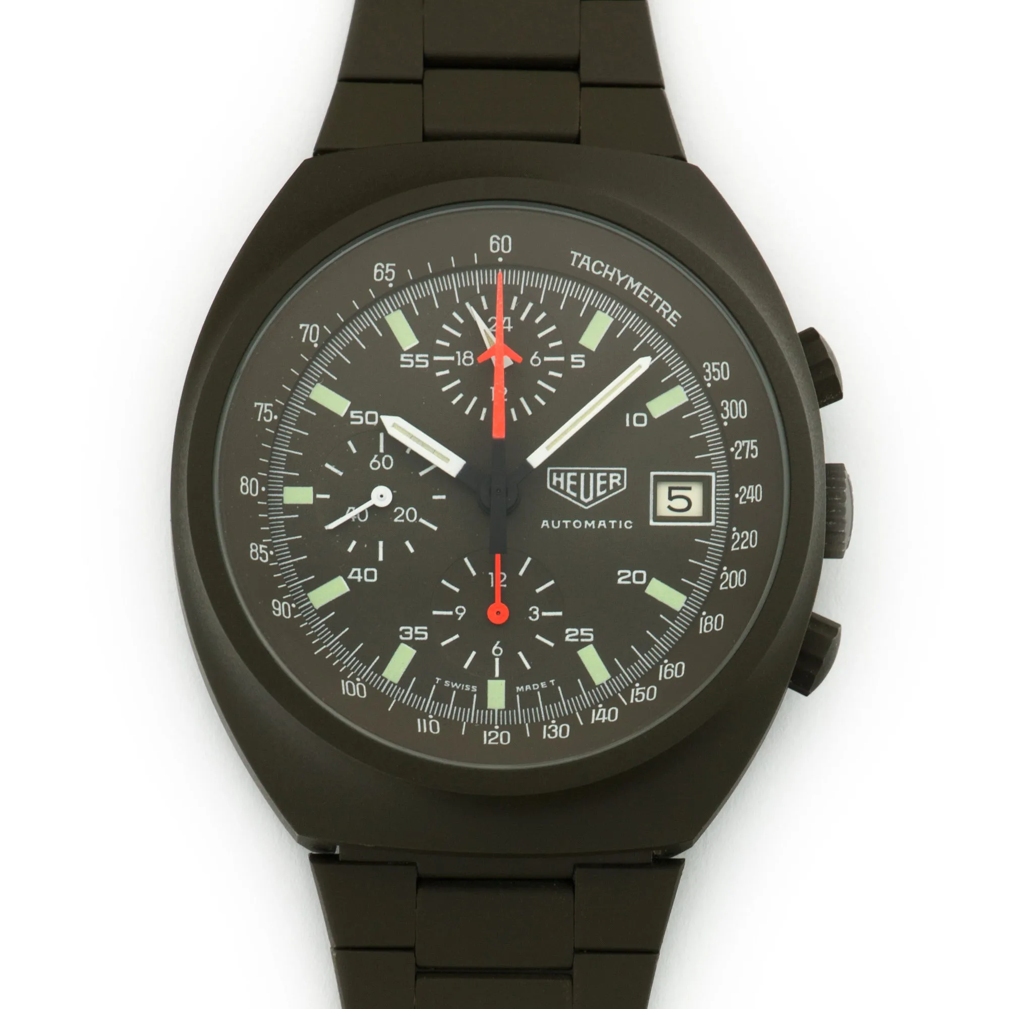 Heuer Olive Green Chonograph PVD Ref. 510.502