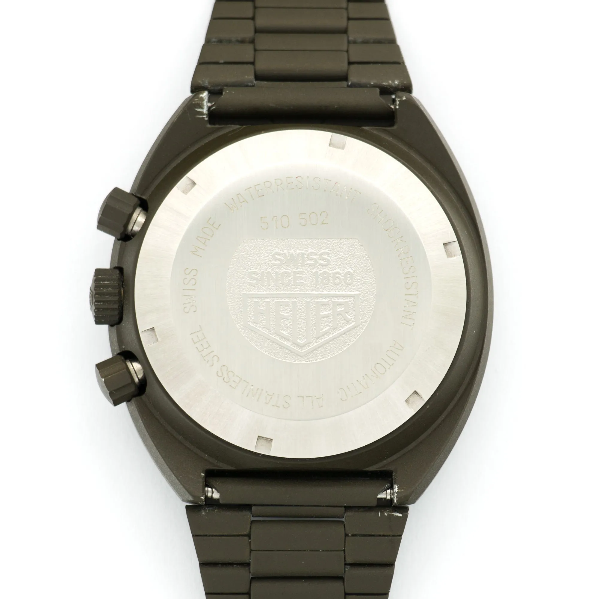 Heuer Olive Green Chonograph PVD Ref. 510.502