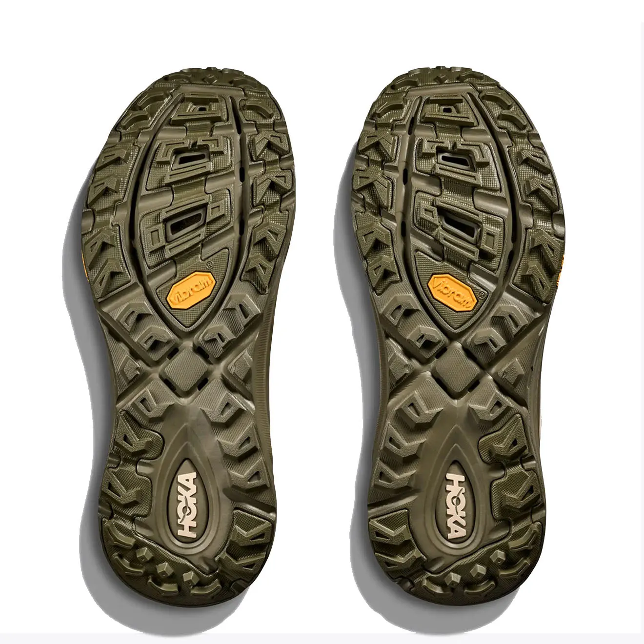 Hoka Men's Mafate Three2 Trainer Oat Milk / Eucalyptus