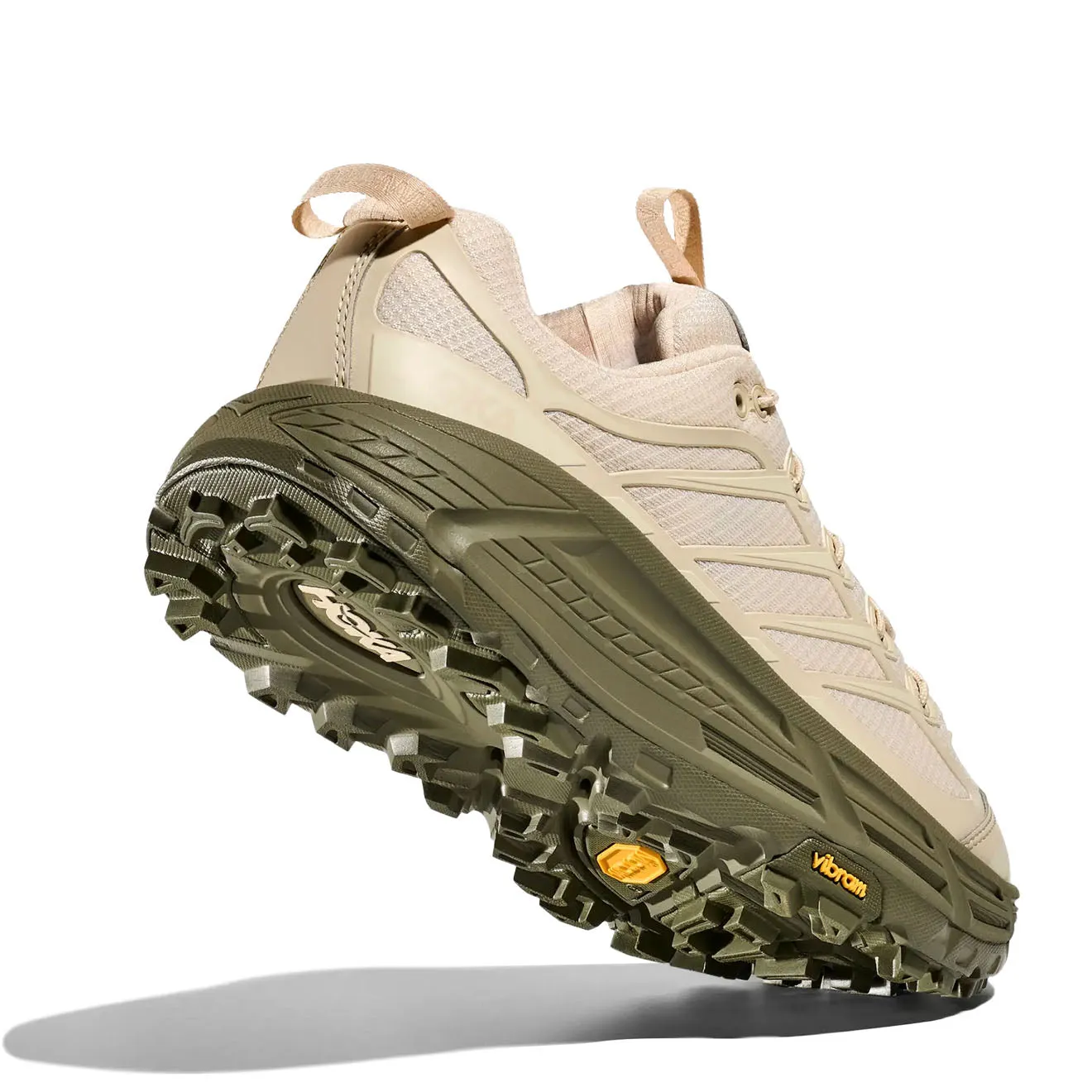 Hoka Men's Mafate Three2 Trainer Oat Milk / Eucalyptus