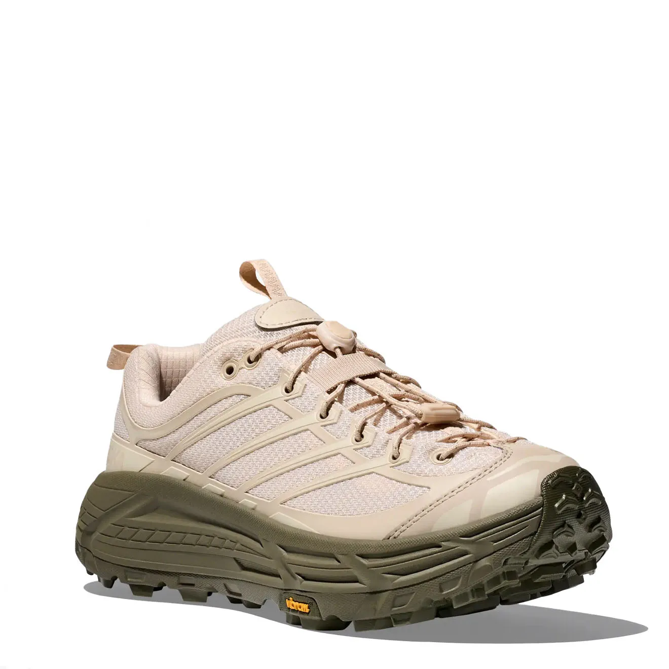 Hoka Men's Mafate Three2 Trainer Oat Milk / Eucalyptus