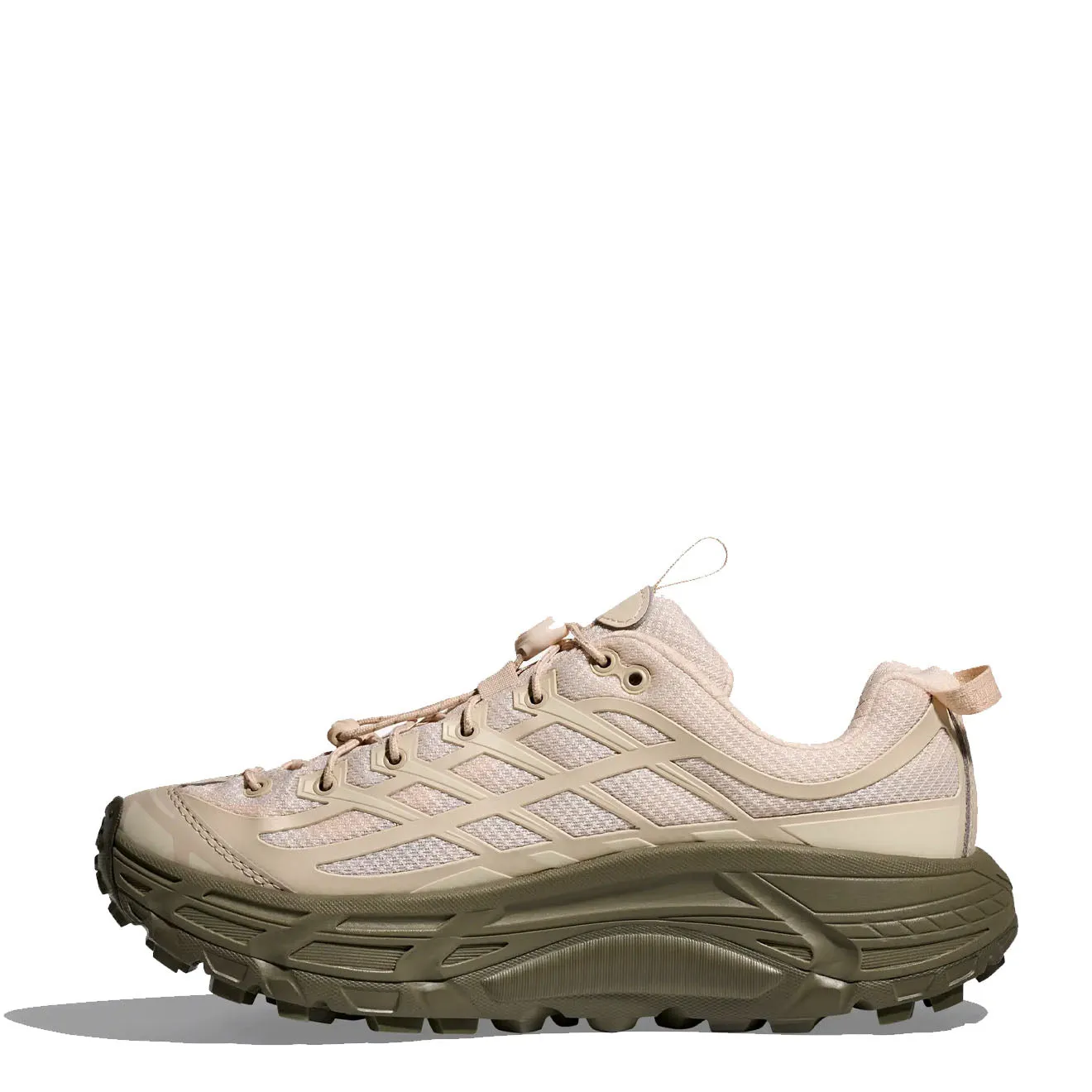 Hoka Men's Mafate Three2 Trainer Oat Milk / Eucalyptus