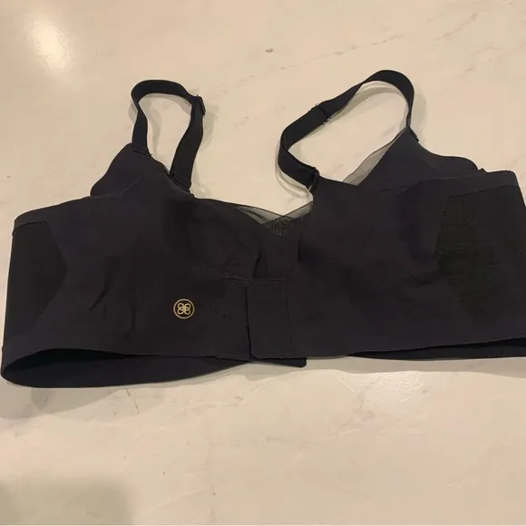 Honeylove Crossover V-neck Bra Black Mesh