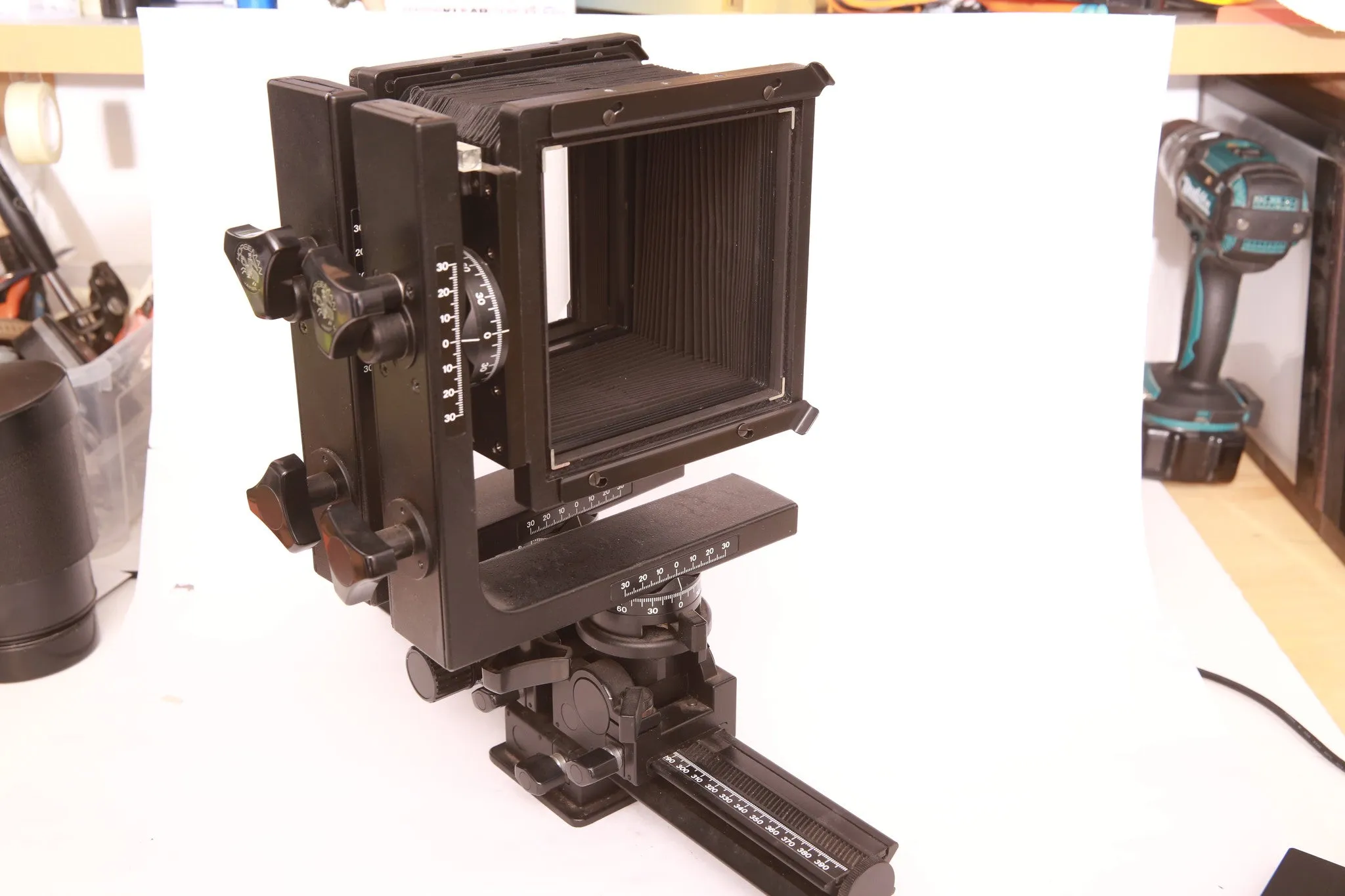 Horseman L45 4x5" camera - Sinar mount