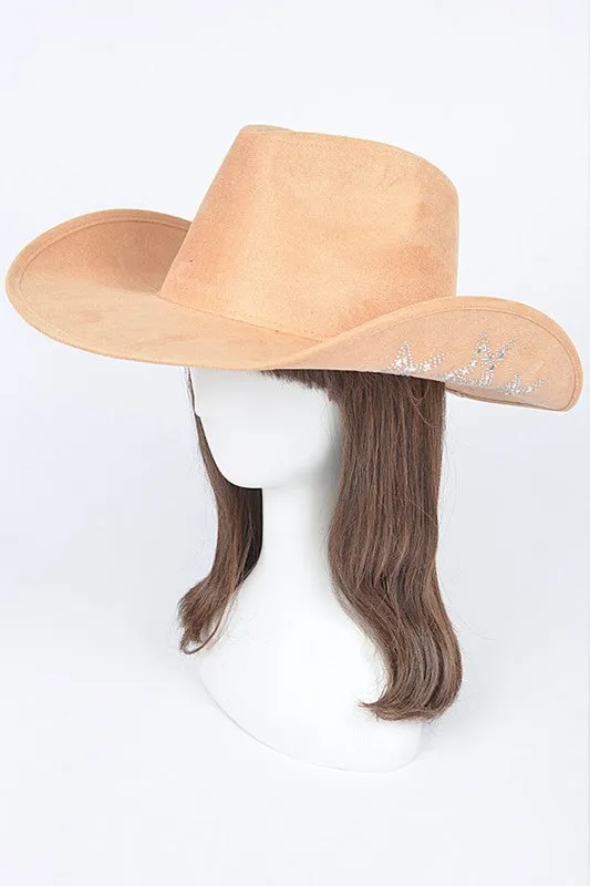 Hotfix Studded Star Iconic Suede Cowboy Hat