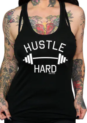 Hustle Hard Racerback Tank