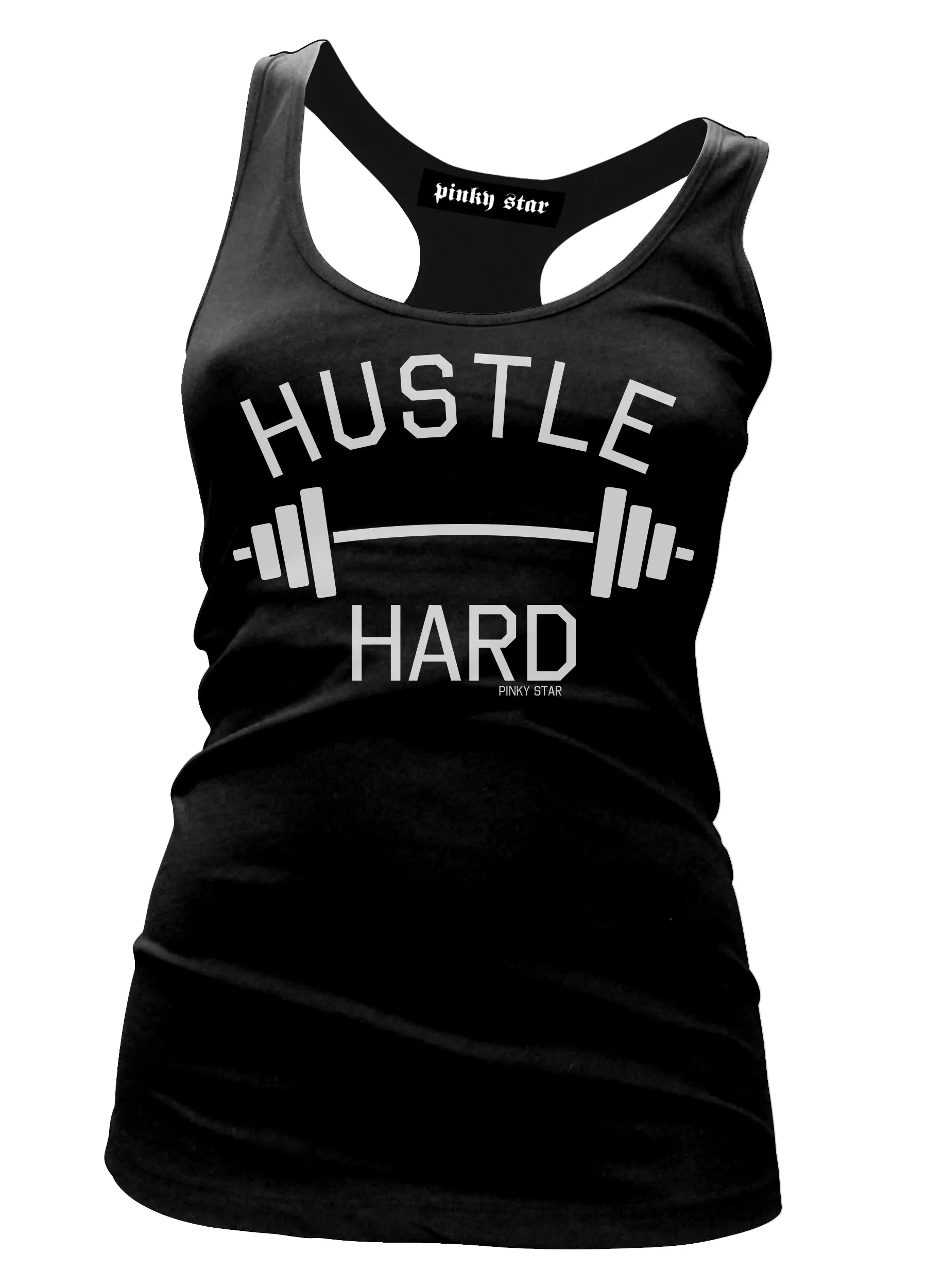 Hustle Hard Racerback Tank