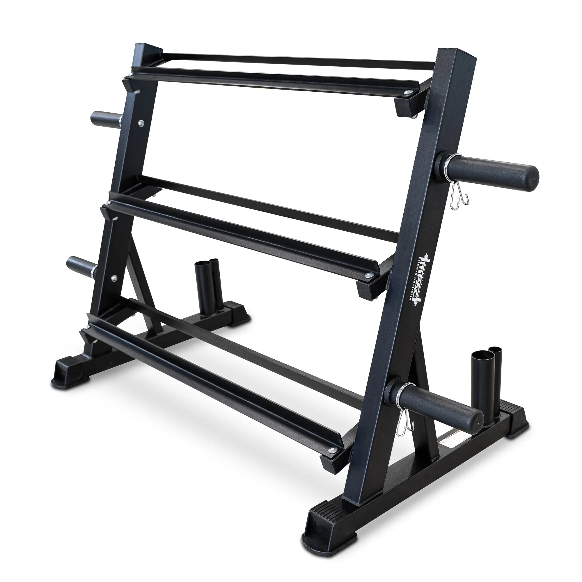 Impact Fitness 3 Tier Dumbbell Rack   Weight Storage
