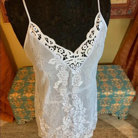 INC Intimates romantic Lingerie set Powder blue lace 2-pc Small