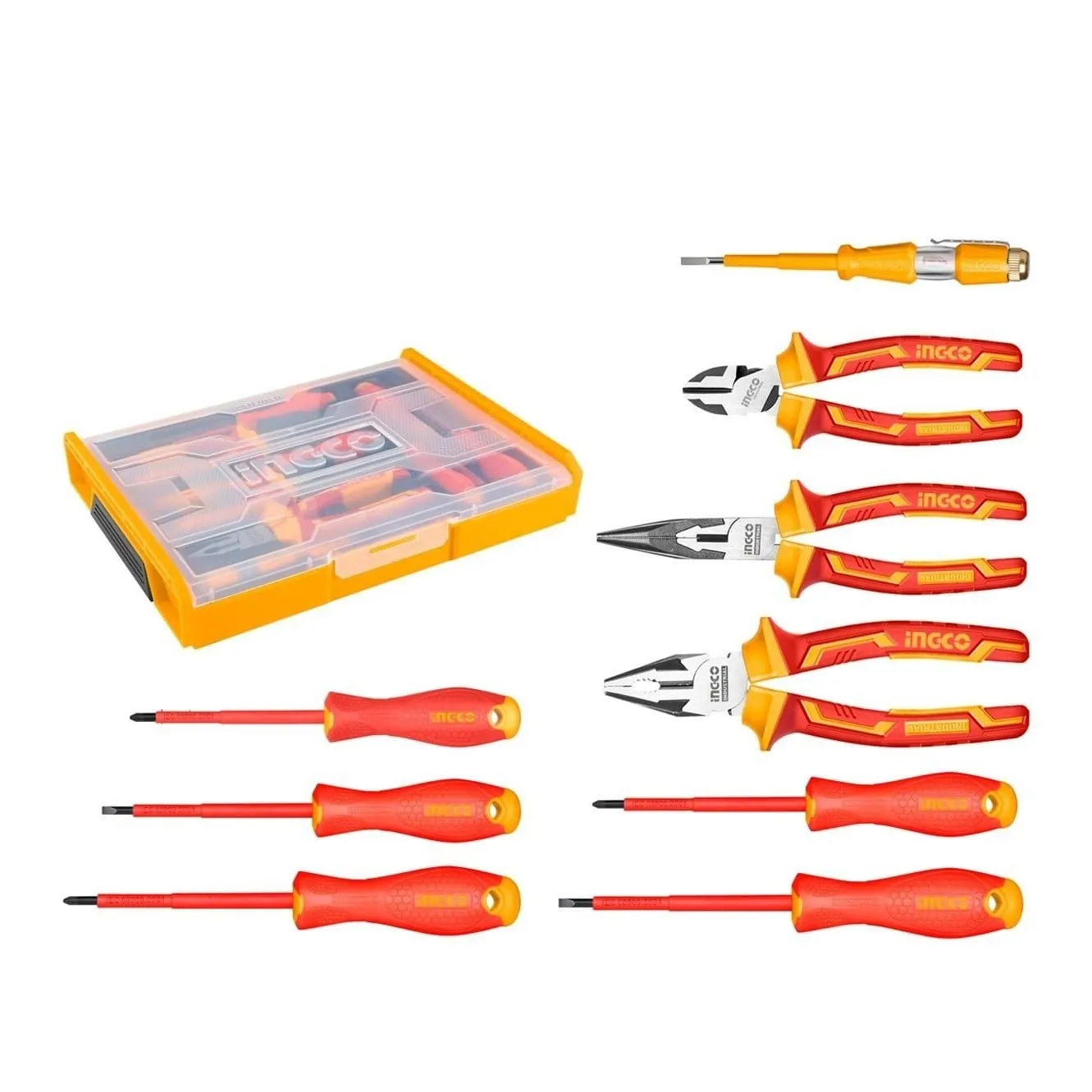 Ingco 9 Pieces Insulated Hand Tools Set - HKTV01H091