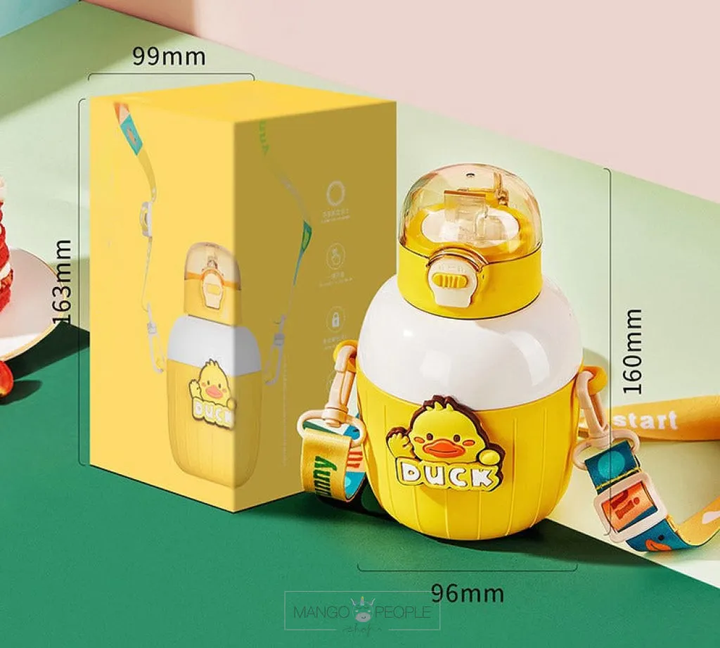 Insulated Stainless Steel Animal Design  Water Bottle for Kids - 450ml