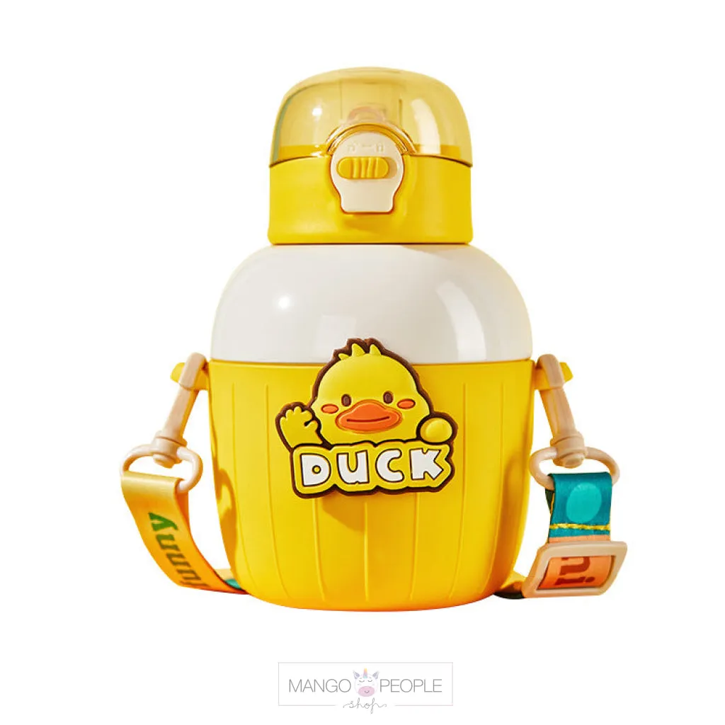 Insulated Stainless Steel Animal Design  Water Bottle for Kids - 450ml