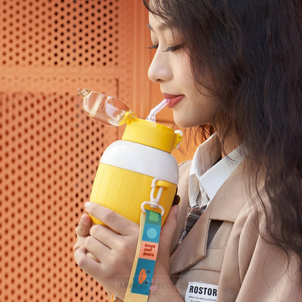 Insulated Stainless Steel Animal Design  Water Bottle for Kids - 450ml