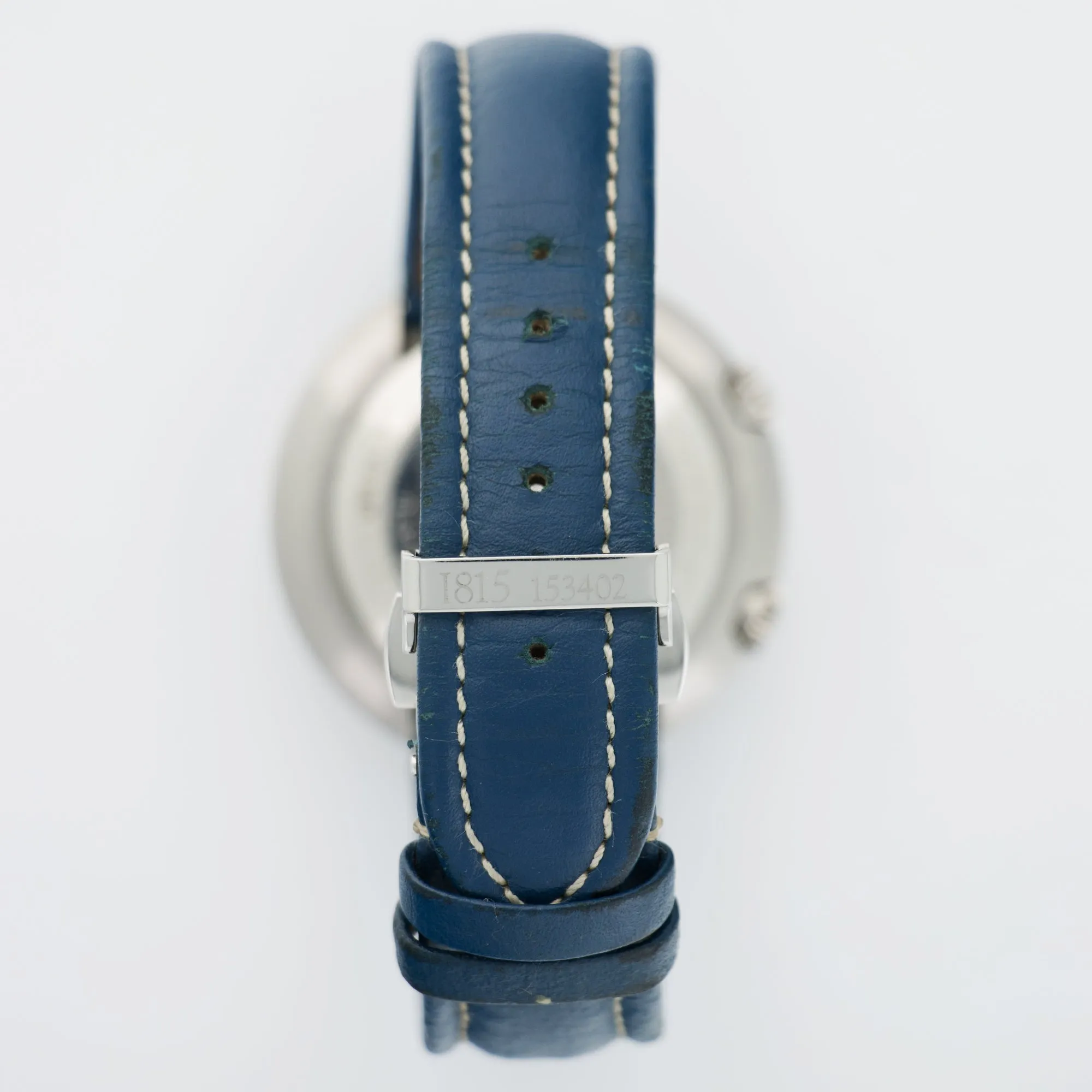 Jaeger Lecoultre Steel Memovox Snowdrop Watch Ref. E877